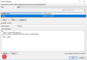 Dynamic Partitioning in SSAS Tabular Using M Query – Cloud BI