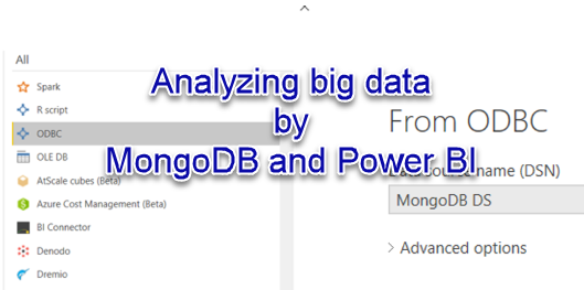 Analysing Twitter and Amazon  by MongoDB and Power BI